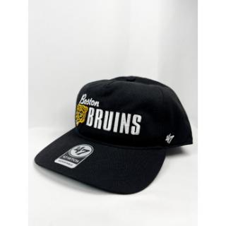 Boston Bruins czapka flat baseballówka Contrast Natural Snapback Vint