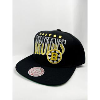 Boston Bruins czapka flat baseballówka Line Work Snapback Vntg