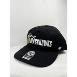 Chicago Blackhawks czapka flat baseballówka Contrast Natural Snapback