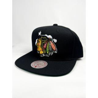 Chicago Blackhawks czapka flat baseballówka Gshadow Snapback Vntg