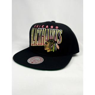 Chicago Blackhawks czapka flat baseballówka Line Work Snapback