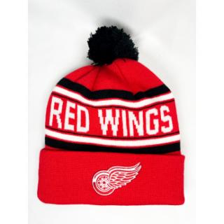 Detroit Red Wings czapka zimowa dziecięca Jacquard Cuffed Knit With P