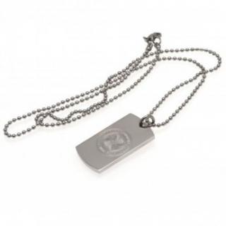 FC Celtic naszyjnik z zawieszką Engraved Dog Tag  Chain