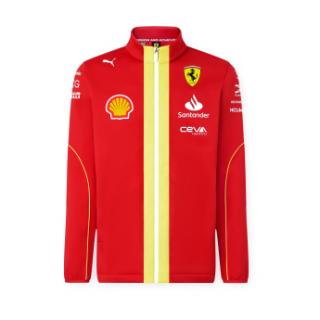 Ferrari kurtka męska Driver Softshell red F1 Team 2024