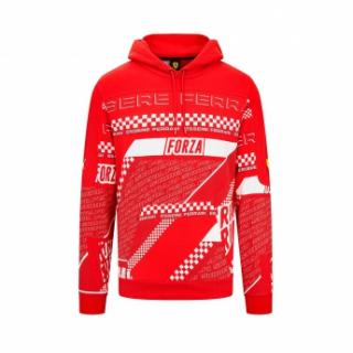 Ferrari męska bluza z kapturem Graphic Red Sweatshirt F1 Team 2023