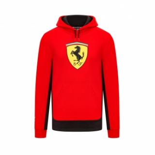 Ferrari męska bluza z kapturem Shield red F1 Team 2023