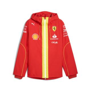 Ferrari męska kurtka z kapturem Pro Rain red F1 team 2024