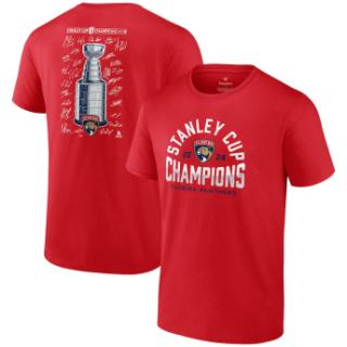 Florida Panthers koszulka męska 2024 Stanley Cup Champions Signature