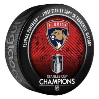 Florida Panthers krążek 2024 Stanley Cup Champions Logo Hockey