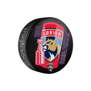 Florida Panthers krążek 2024 Stanley Cup Champions Shadow Souvenir Co