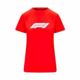 Formuła 1 koszulka damska Logo Red F1 Team 2023