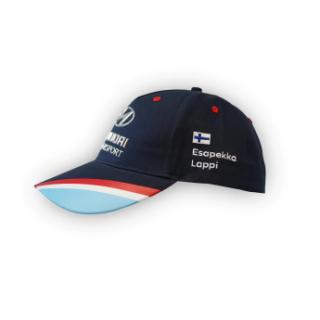 Hyundai Motorsport czapka baseballówka Lappi logo navy 2023