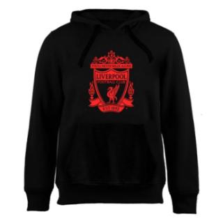 Liverpool męska bluza z kapturem No35 black