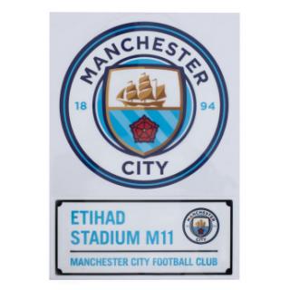 Manchester City naklejki A4 Car Decal