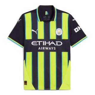 Manchester City piłkarska koszulka meczowa 24/25 outdoor