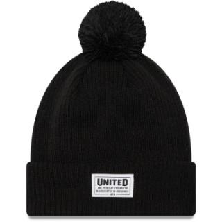 Manchester United czapka zimowa Patch Black Bobble