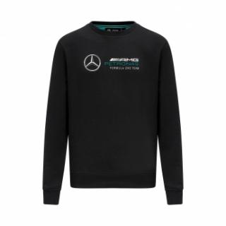 Mercedes AMG Petronas bluza męska Crew Logo black F1 Team 2023
