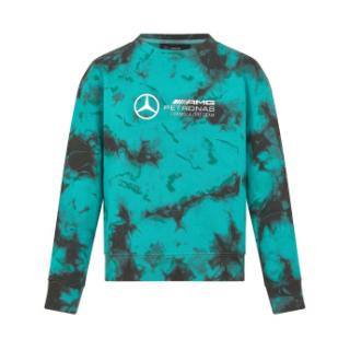 Mercedes AMG Petronas bluza męska Crew Neck Tie Dye F1 Team 2024