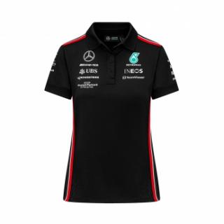 Mercedes AMG Petronas damska koszulka polo official black F1 Team 202