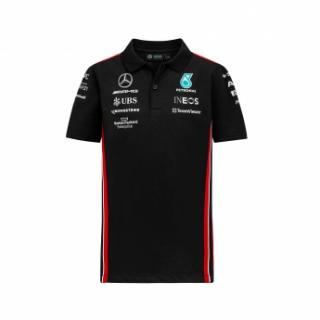 Mercedes AMG Petronas dziecięca koszulka polo official black F1 Team
