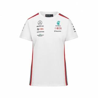 Mercedes AMG Petronas koszulka damska official white F1 Team 2023