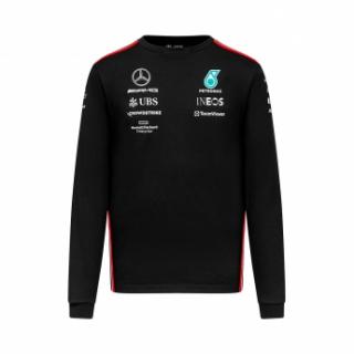 Mercedes AMG Petronas męska koszulka z długim rękawem official black