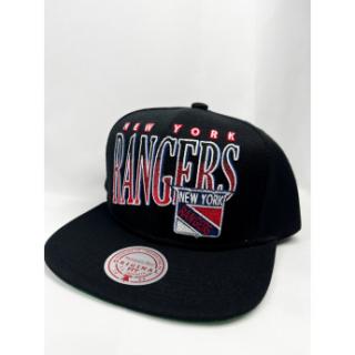 New York Rangers czapka flat baseballówka Line Work Snapback Vntg