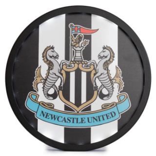 Newcastle United zegar ścienny Metal LED Logo