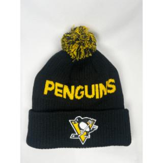 Pittsburgh Penguins czapka zimowa dziecięca Cufed Knit With Pom