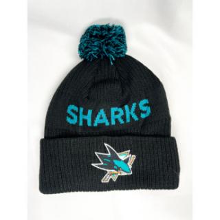 San Jose Sharks czapka zimowa dziecięca Cufed Knit With Pom