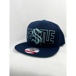 Seattle Kraken dziecięca czapka flat Life Style Graphic Snapback