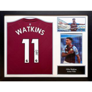 Słynni piłkarze koszulka w antyramie Aston Villa FC 2022-2023 Watkins