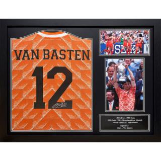 Słynni piłkarze koszulka w antyramie Netherlands1988 Van Basten Retro