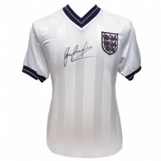 Słynni piłkarze piłkarska koszulka meczowa England FA 1986 Lineker Si