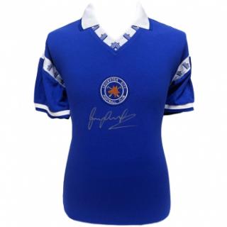 Słynni piłkarze piłkarska koszulka meczowa Leicester City FC 1978 Lin