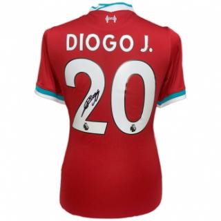 Słynni piłkarze piłkarska koszulka meczowa Liverpool 2020-21 Jota Sig