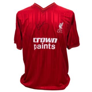 Słynni piłkarze piłkarska koszulka meczowa Liverpool FC 1986 Dalglish