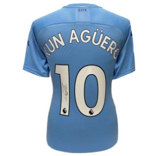 Słynni piłkarze piłkarska koszulka meczowa Manchester City FC 2019-20