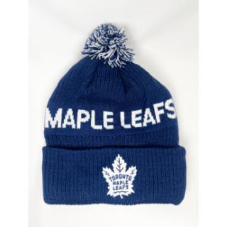 Toronto Maple Leafs czapka zimowa dziecięca Cufed Knit With Pom