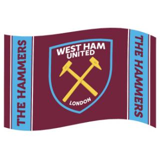 West Ham United flaga Crest Stripe
