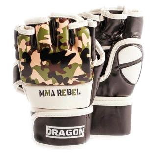 Dragon Rebel MORO Rękawice MMA chwytne - camo zielone