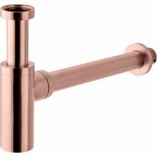 Półsyfon umywalkowy metalowy Paffoni Rubinetterie różowe złoto ZACC240ROSE