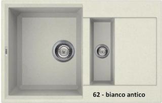 Zlewozmywak Elleci EASY 325 Bianco Antico 62 Rabat do 6% - sprawdź w sklepie!