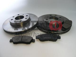 TARCZE KLOCKI HAMULCOWE PRZÓD 240mm HONDA CIVIC 1991-01