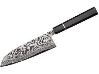 Nóż Santoku 18cm VG-10 H-V10D-SA-180EBH Takeshi Saji EBH ręcznie kuty