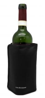 Rękaw żelowy chłodzący do wina szampana czarny Vin Bouquet FIE 025