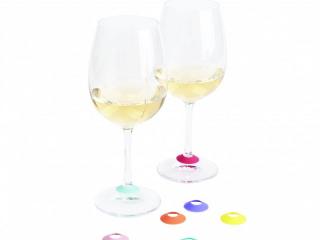 Znaczniki na lampki Chic glass rainbow  LAtelierDuVin 0954852