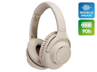 Audio-Technica ATH-S300BT (beż / beige) słuchawki bluetooth z aktywną redukcją szumów