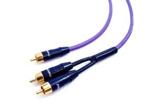 Melodika MDSWY100 Kabel do subwoofera typu Y 1xRCA-2xRCA 10m