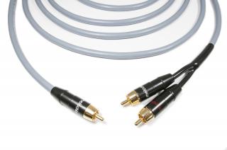 Melodika MDSWY100G Kabel do subwoofera typu Y 1xRCA-2xRCA 10m